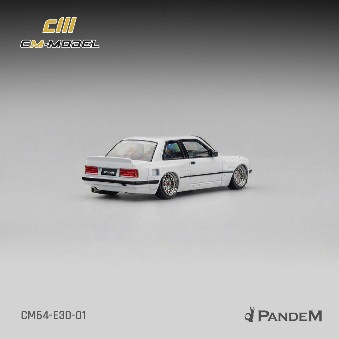 CM Model - Pre-Order - Pandem BMW M3 E30, Pearl White - CM64-E30-01