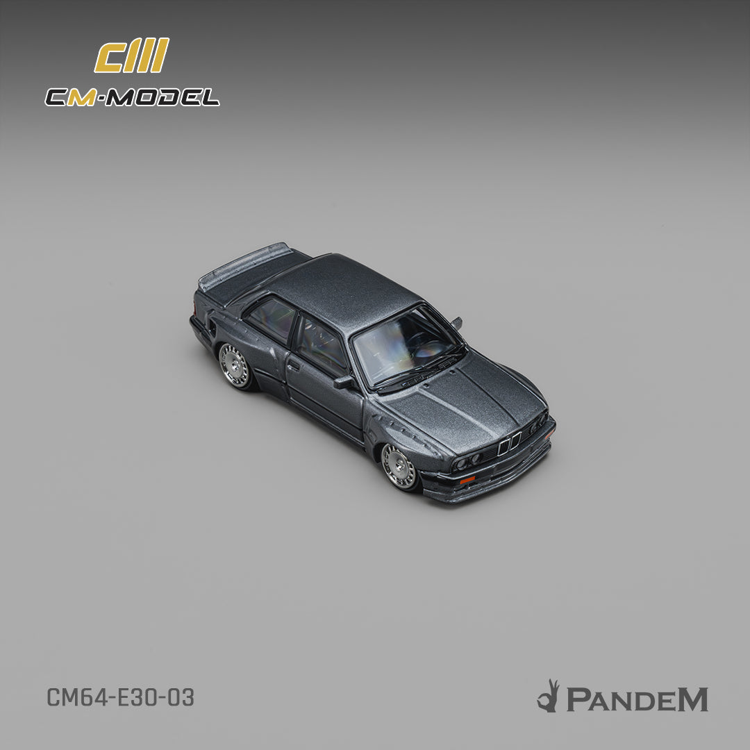 CM Model - Pre-Order - Pandem M3 E30 Metallic Gunmetal Gray - CM64-E30-03