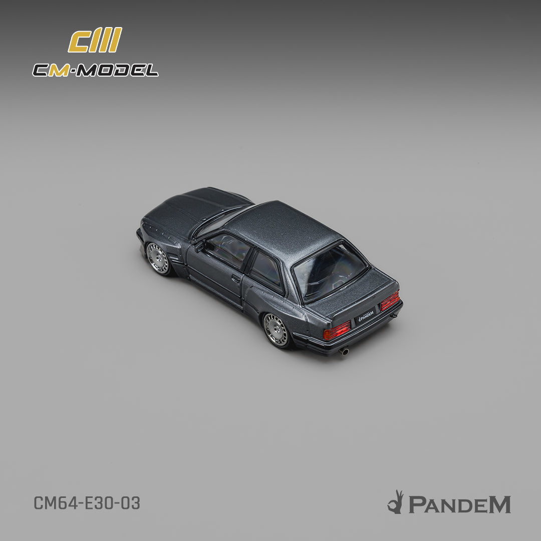 CM Model - Pre-Order - Pandem M3 E30 Metallic Gunmetal Gray - CM64-E30-03