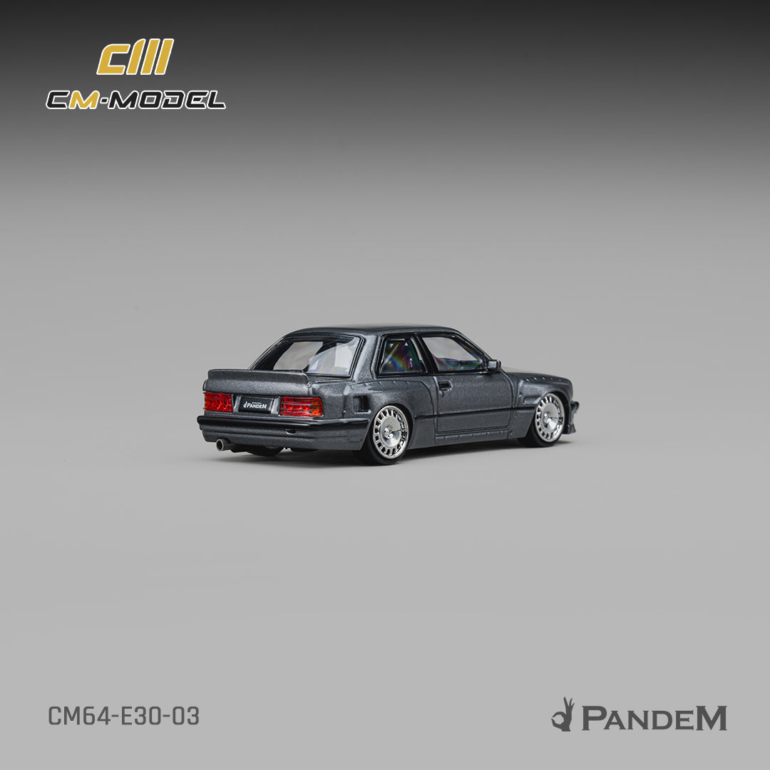 CM Model - Pre-Order - Pandem M3 E30 Metallic Gunmetal Gray - CM64-E30-03
