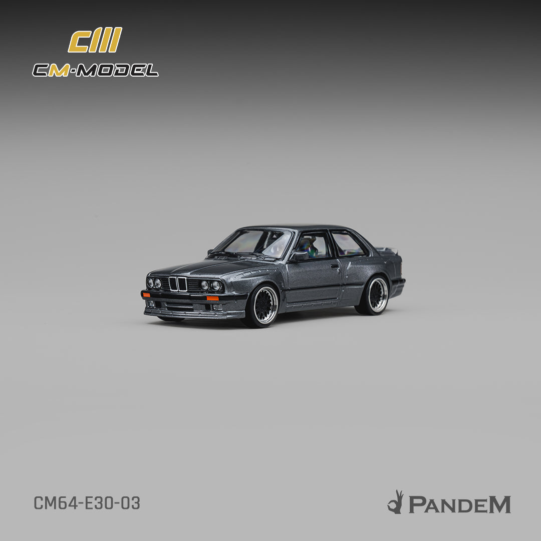 CM Model - Pre-Order - Pandem M3 E30 Metallic Gunmetal Gray - CM64-E30-03