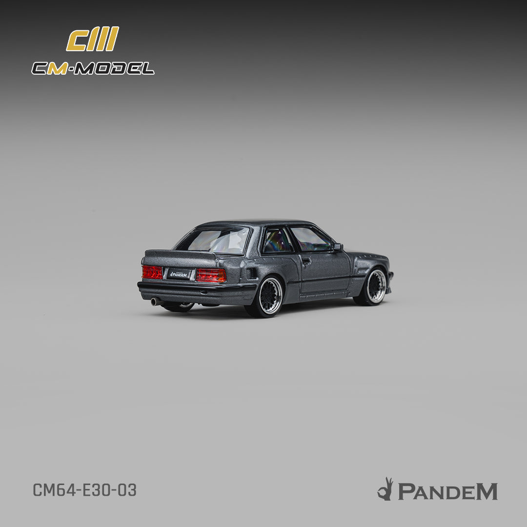 CM Model - Pre-Order - Pandem M3 E30 Metallic Gunmetal Gray - CM64-E30-03