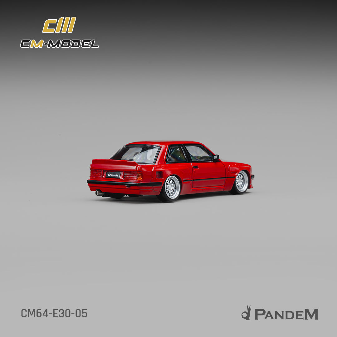 CM Model - Pre-Order - Pandem M3 E30 Bright Red - CM64-E30-05