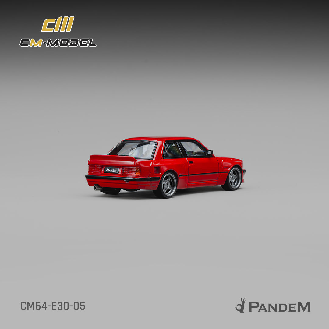 CM Model - Pre-Order - Pandem M3 E30 Bright Red - CM64-E30-05