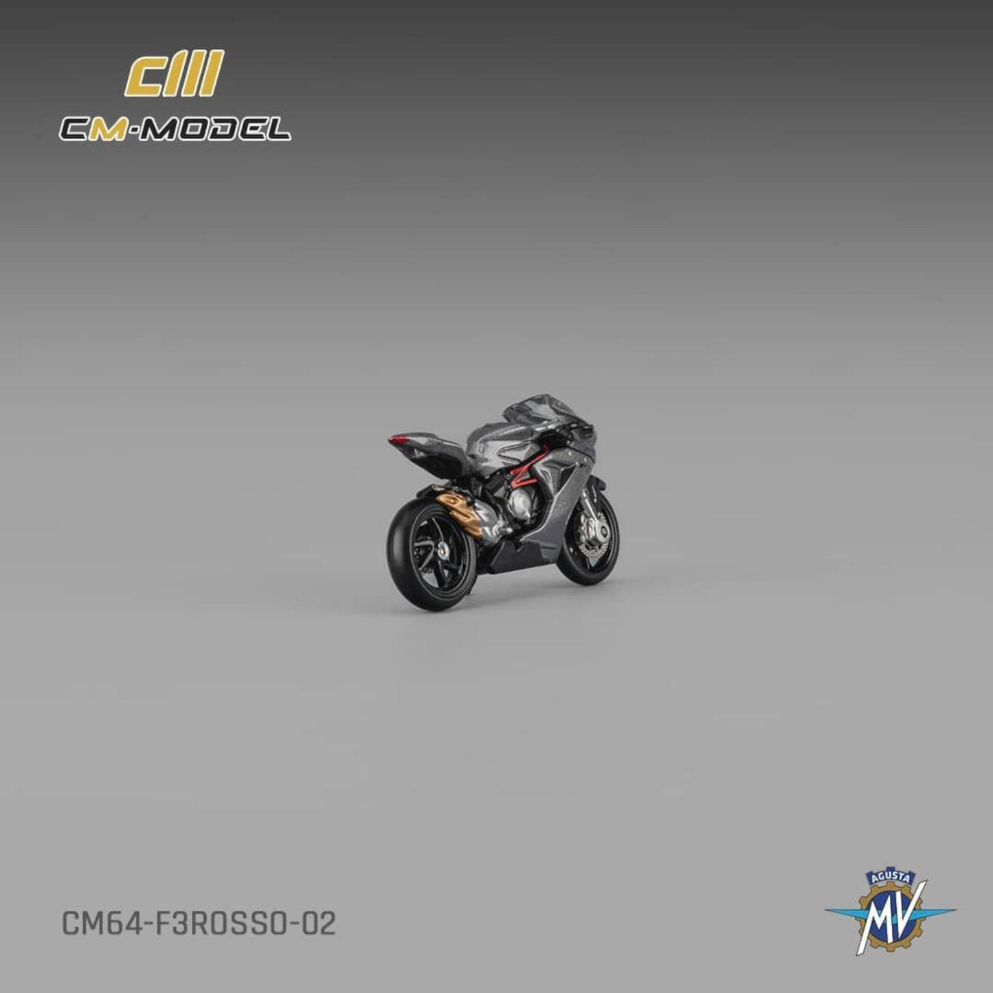 CM Model - Pre-Order - MV Agusta F3Rosso with Showgirl - CM64-F3ROSSO-02