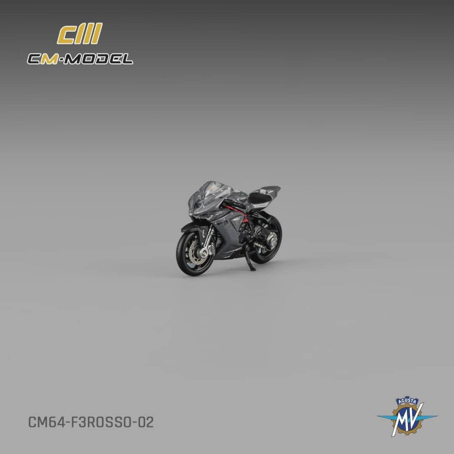 CM Model - Pre-Order - MV Agusta F3Rosso with Showgirl - CM64-F3ROSSO-02