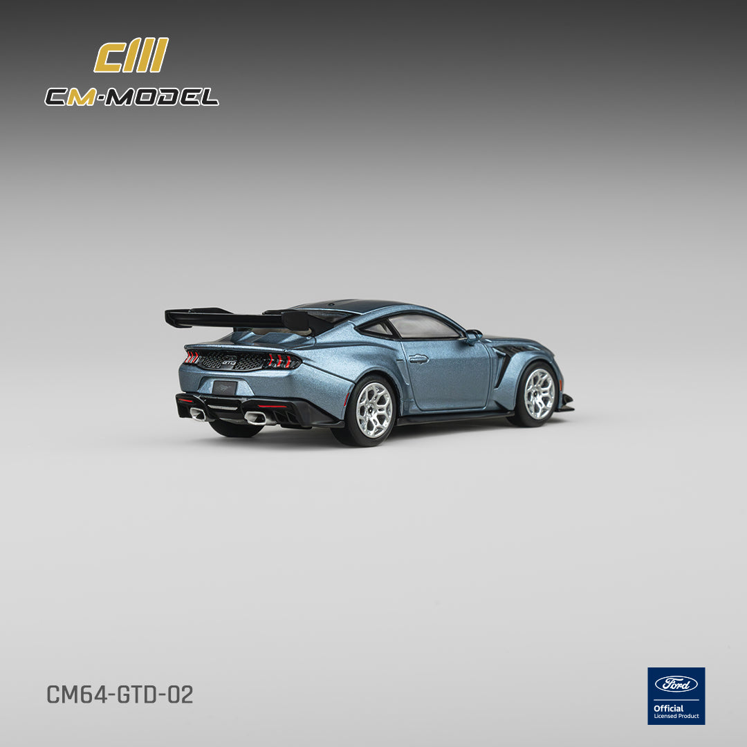 CM Model - Pre-Order - Ford Mustang GTD Indulgent Blue - CM64-GTD-02