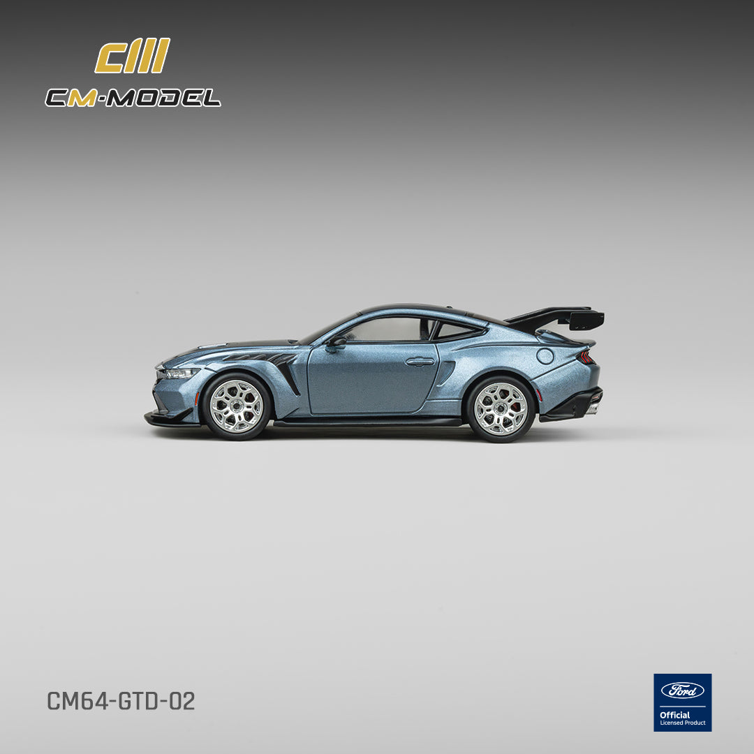 CM Model - Pre-Order - Ford Mustang GTD Indulgent Blue - CM64-GTD-02