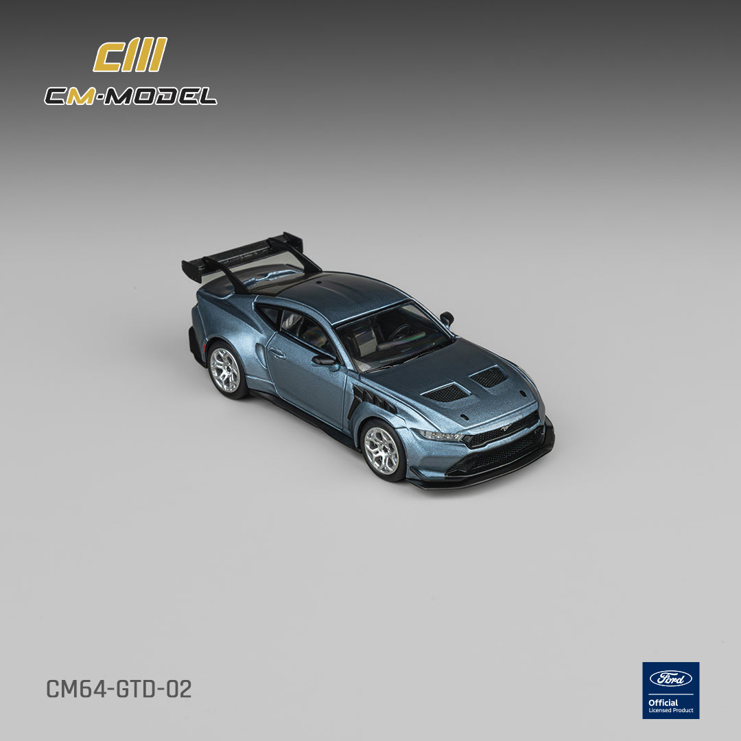 CM Model - Pre-Order - Ford Mustang GTD Indulgent Blue - CM64-GTD-02