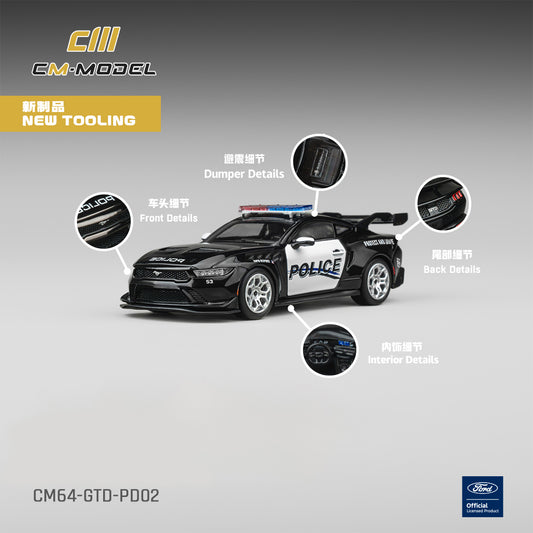 CM Model - Pre-Order - Ford GTD Police Cruiser - CM64-GTD-PD02