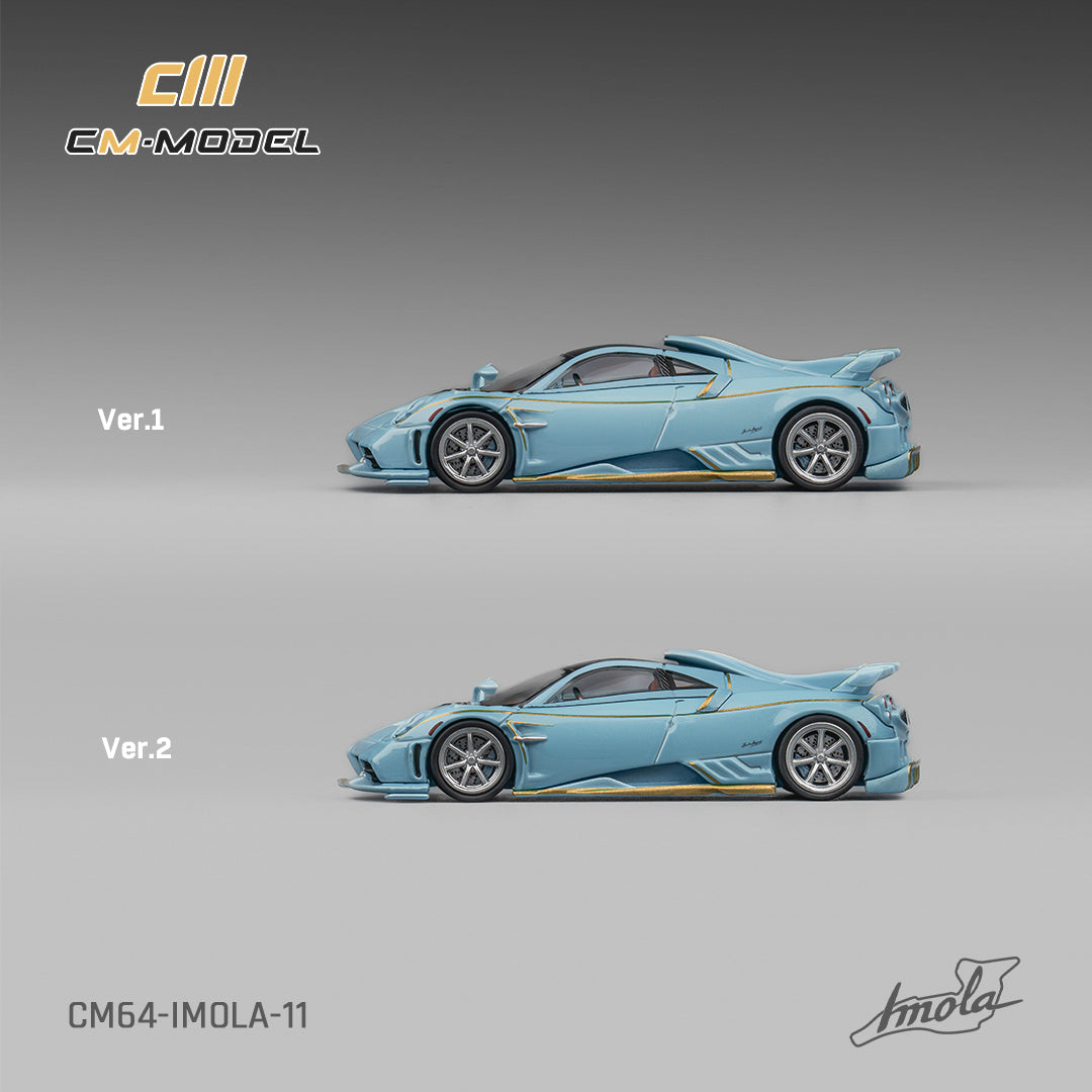 CM Model - Pre-Order - Pagani Imola Azzurro Sardegna - CM64-IMOLA-11
