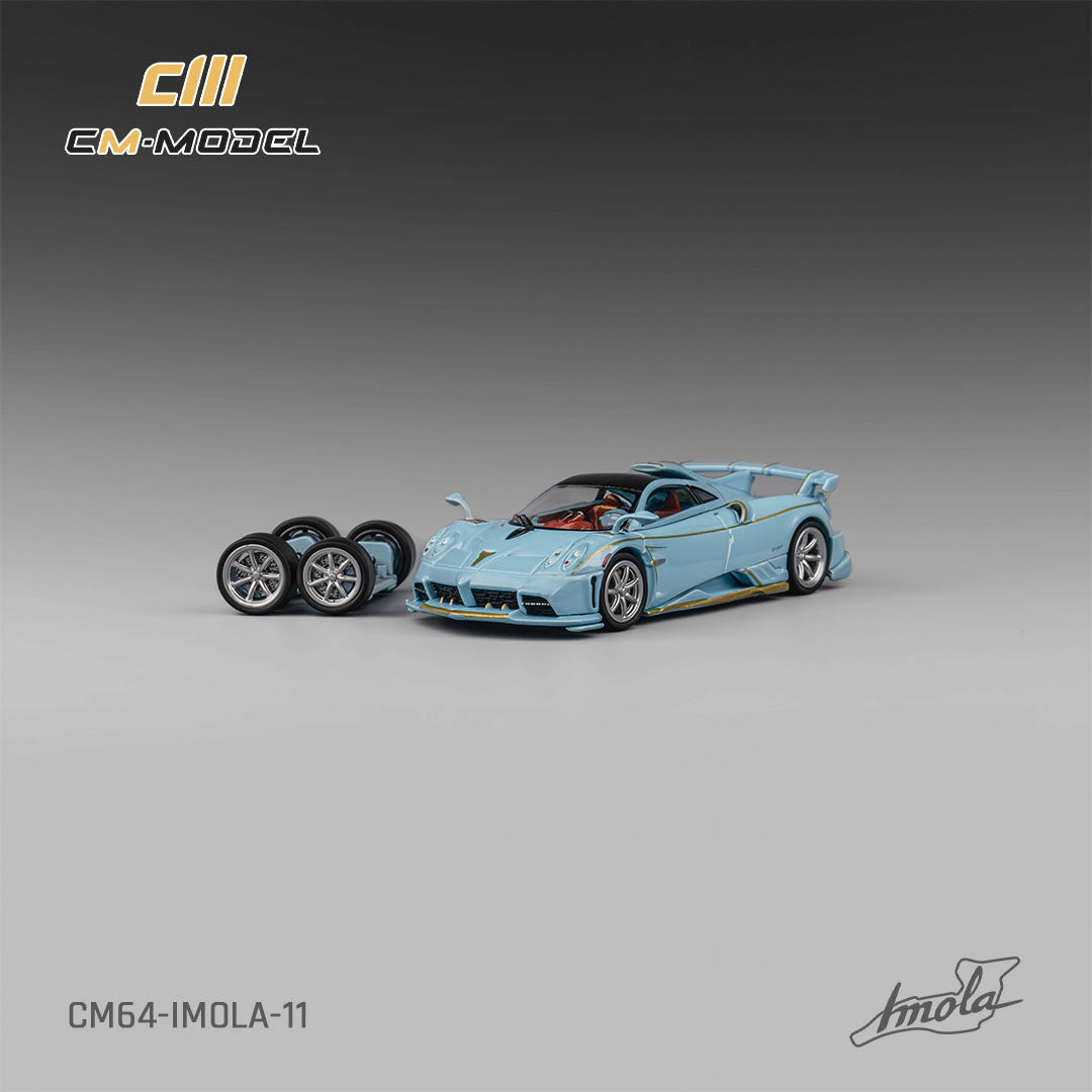 CM Model - Pre-Order - Pagani Imola Azzurro Sardegna - CM64-IMOLA-11