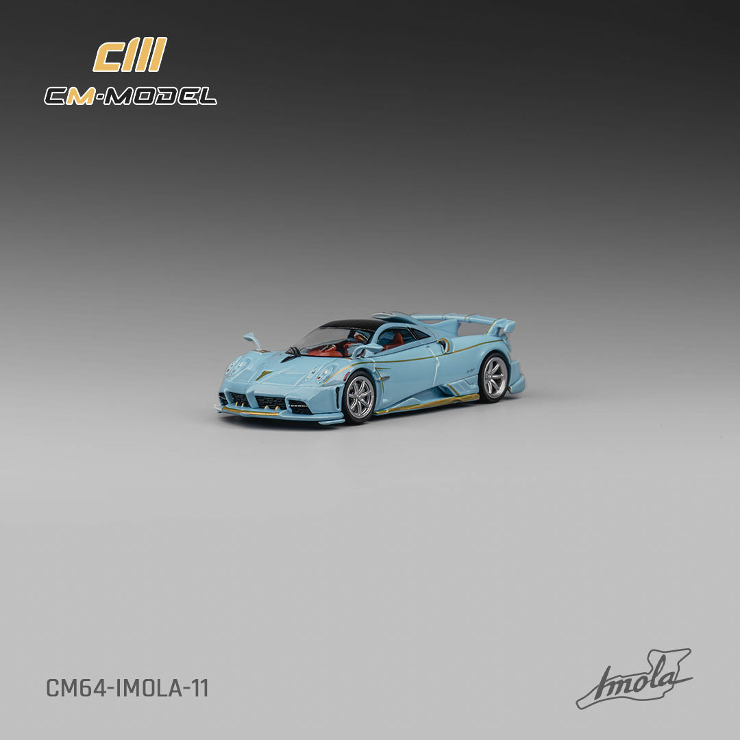 CM Model - Pre-Order - Pagani Imola Azzurro Sardegna - CM64-IMOLA-11