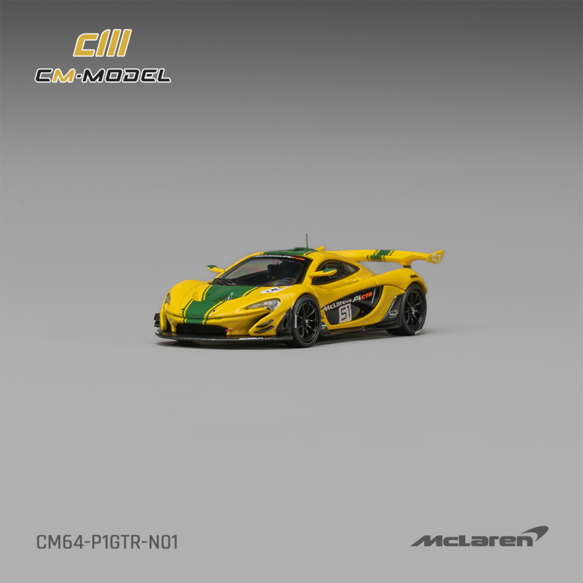 CM Model - Pre-Order - McLaren P1 GTR Harrods Livery 51# - CM64-P1GTR-N01