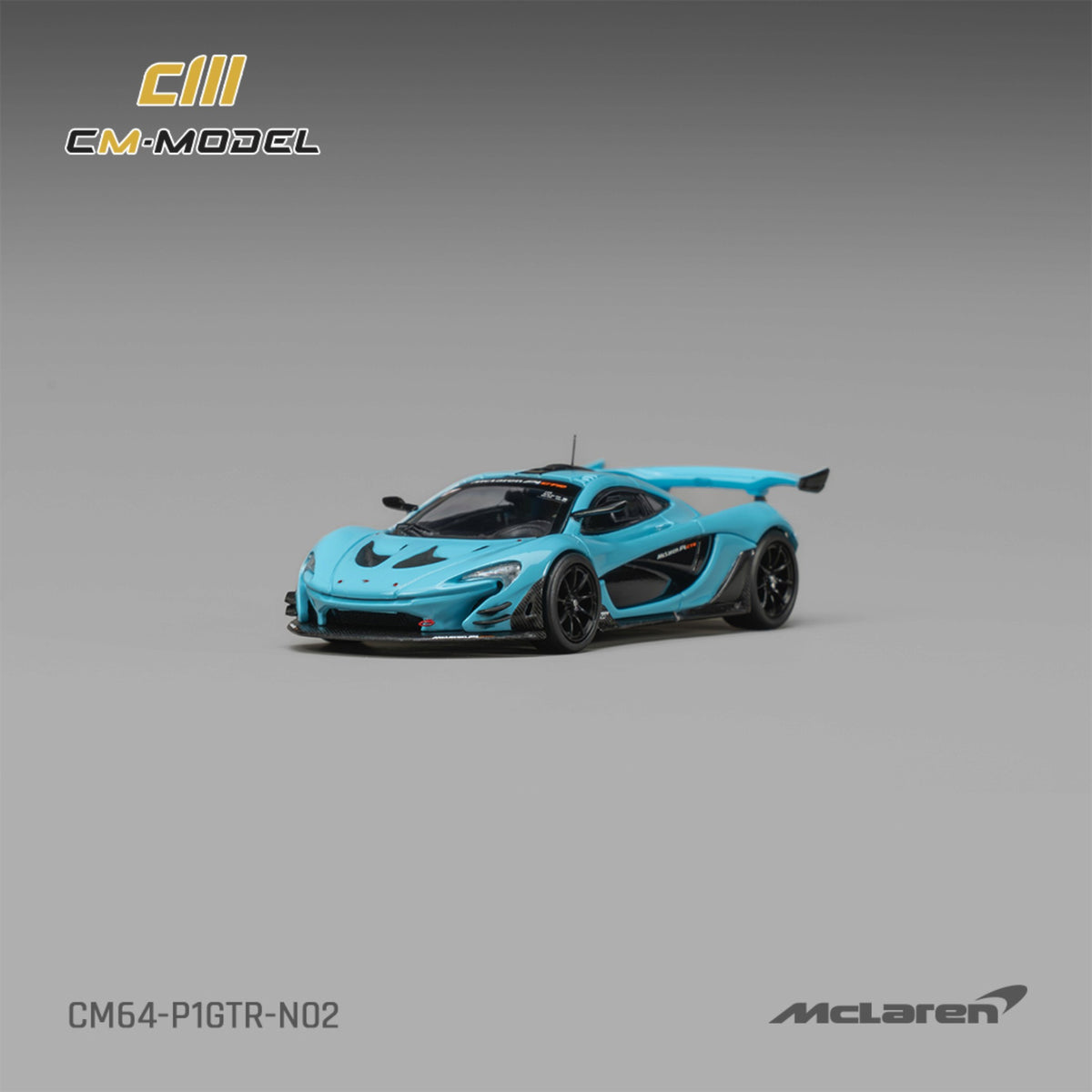 CM Model - Pre-Order - Mclaren P1GTR Iridium Blue - CM64-P1GTR-N02
