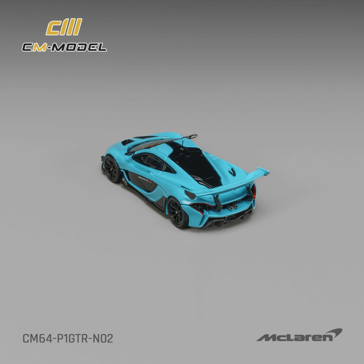 CM Model - Pre-Order - Mclaren P1GTR Iridium Blue - CM64-P1GTR-N02