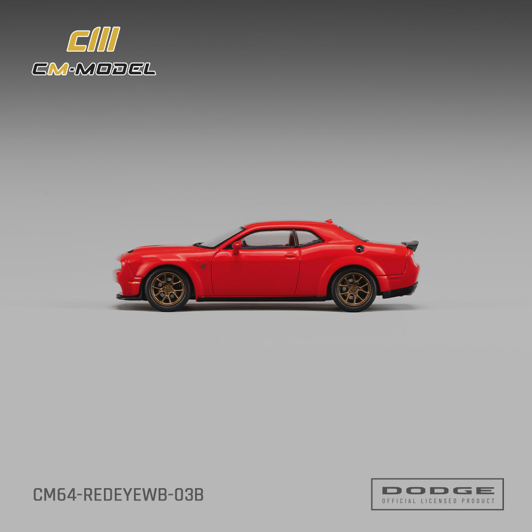 CM Model - Pre-Order - Dodge Challenger SRT Hellcat Redeye Widebody Torred Clearcoat - CM64-REDEYEWB-03