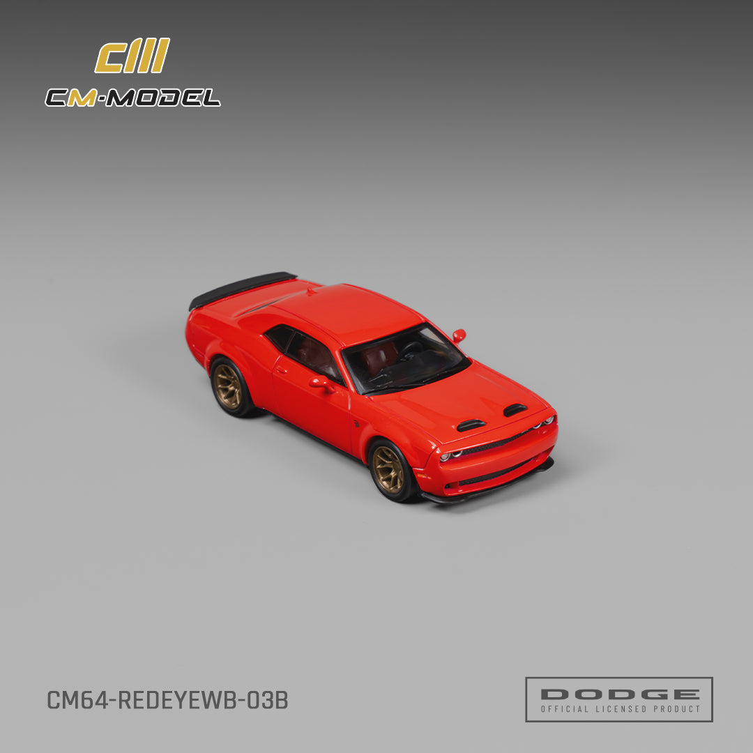 CM Model - Pre-Order - Dodge Challenger SRT Hellcat Redeye Widebody Torred Clearcoat - CM64-REDEYEWB-03