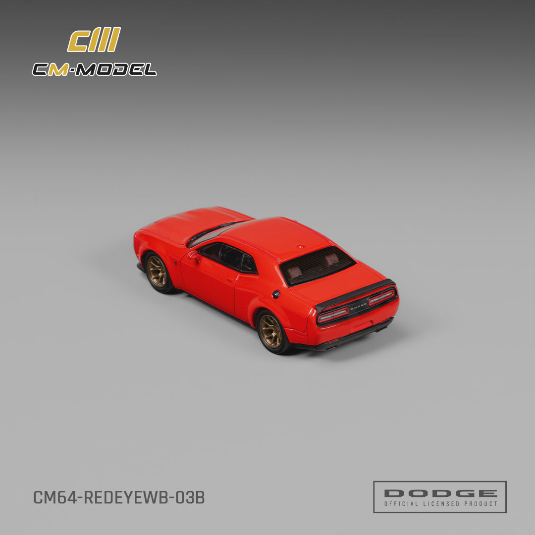 CM Model - Pre-Order - Dodge Challenger SRT Hellcat Redeye Widebody Torred Clearcoat - CM64-REDEYEWB-03