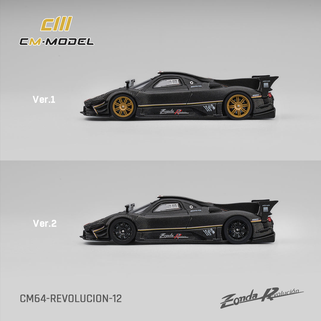 CM Model - Pre-Order - Pagani Zonda Revlucion Drycarbon Nürburgring Lap Time Model-Specific Decal