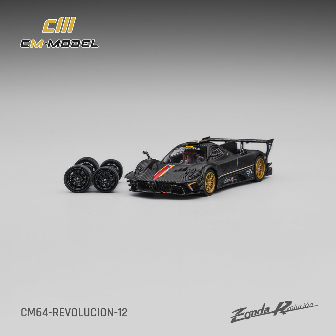 CM Model - Pre-Order - Pagani Zonda Revlucion Drycarbon Nürburgring Lap Time Model-Specific Decal