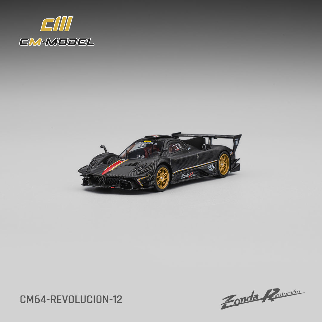 CM Model - Pre-Order - Pagani Zonda Revlucion Drycarbon Nürburgring Lap Time Model-Specific Decal