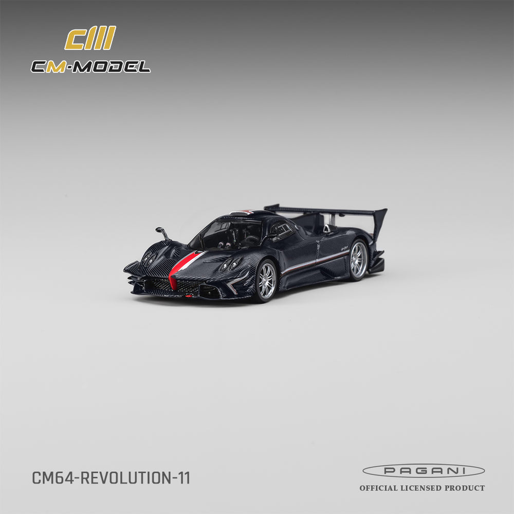 CM Model - Pre-Order - Pagani Zonda Revlucion Navy Carbon Fiber - CM64-REVOLUTION-11