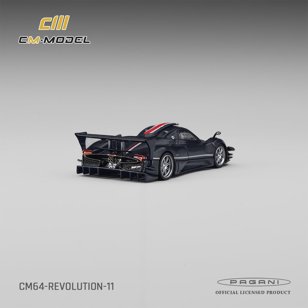 CM Model - Pre-Order - Pagani Zonda Revlucion Navy Carbon Fiber - CM64-REVOLUTION-11