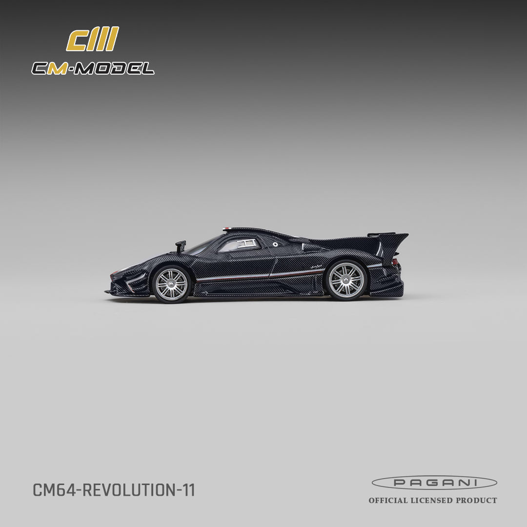 CM Model - Pre-Order - Pagani Zonda Revlucion Navy Carbon Fiber - CM64-REVOLUTION-11