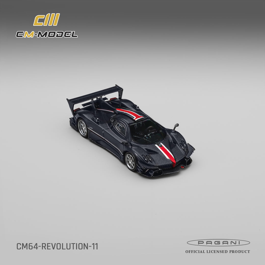 CM Model - Pre-Order - Pagani Zonda Revlucion Navy Carbon Fiber - CM64-REVOLUTION-11
