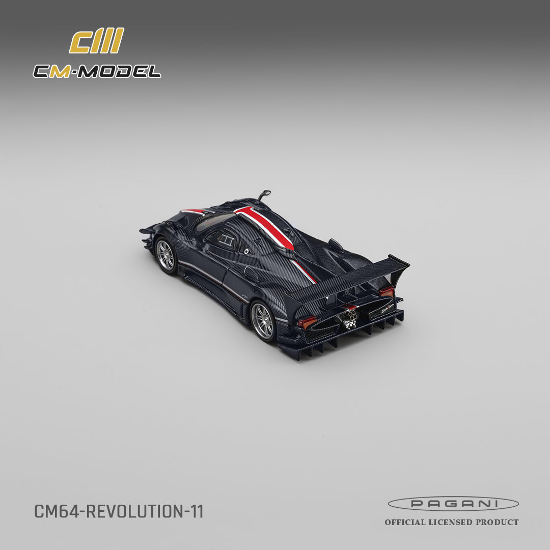 CM Model - Pre-Order - Pagani Zonda Revlucion Navy Carbon Fiber - CM64-REVOLUTION-11