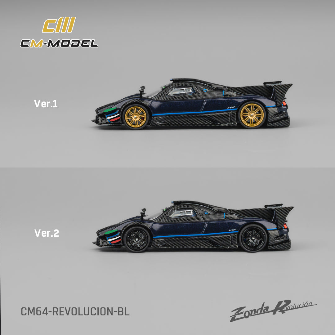 CM Model - Pre-Order - Pagani Zonda Revlucion Metallic blue