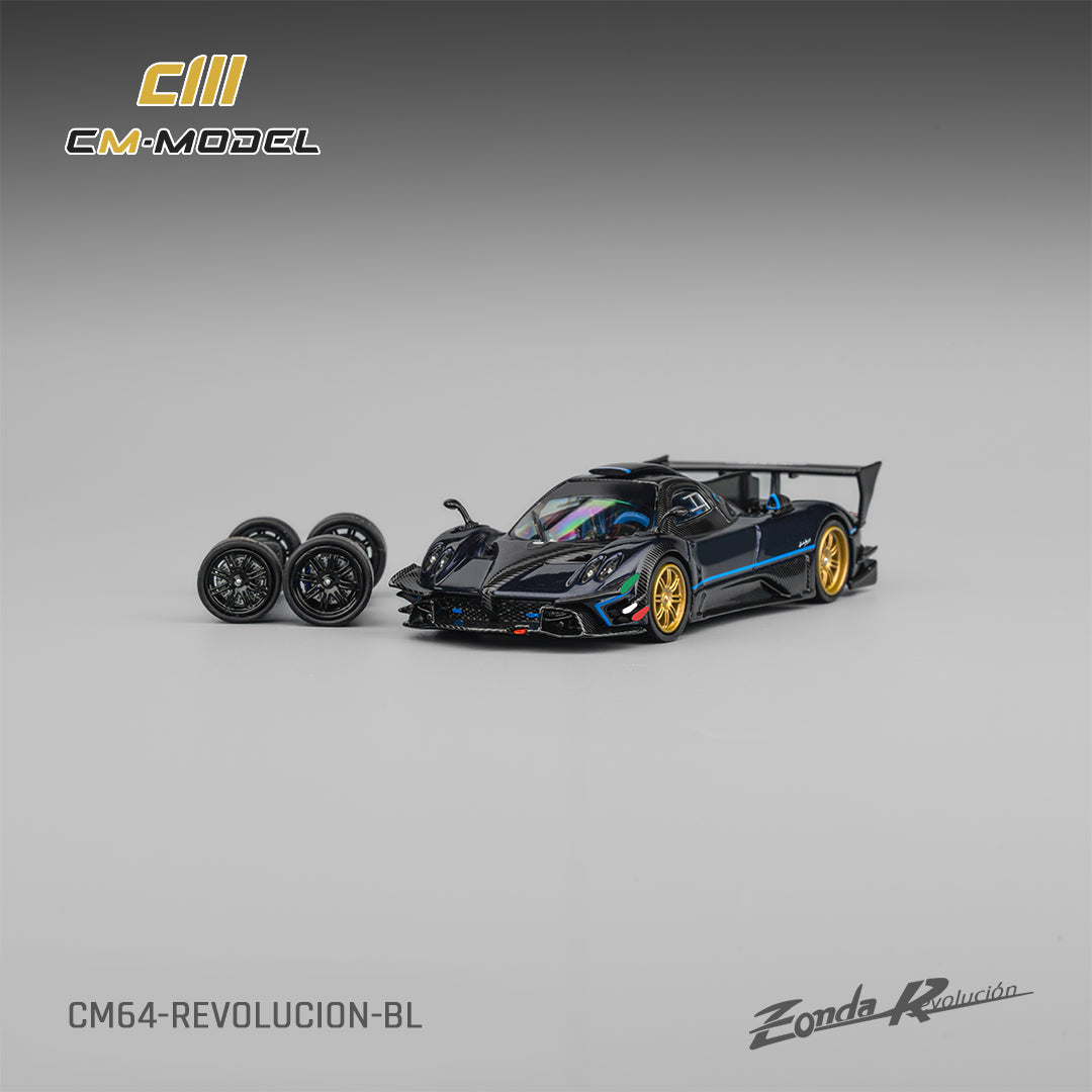 CM Model - Pre-Order - Pagani Zonda Revlucion Metallic blue