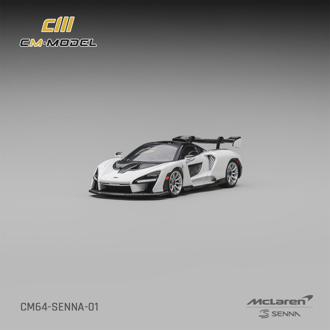 CM Model - Pre-Order - McLaren Senna Silica White - CM64-SENNA-01