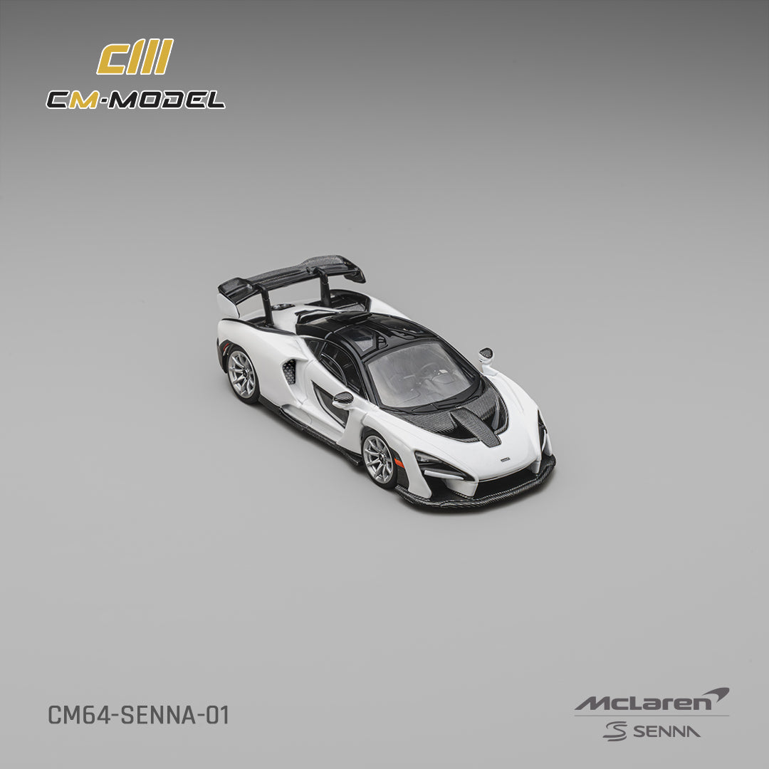 CM Model - Pre-Order - McLaren Senna Silica White - CM64-SENNA-01
