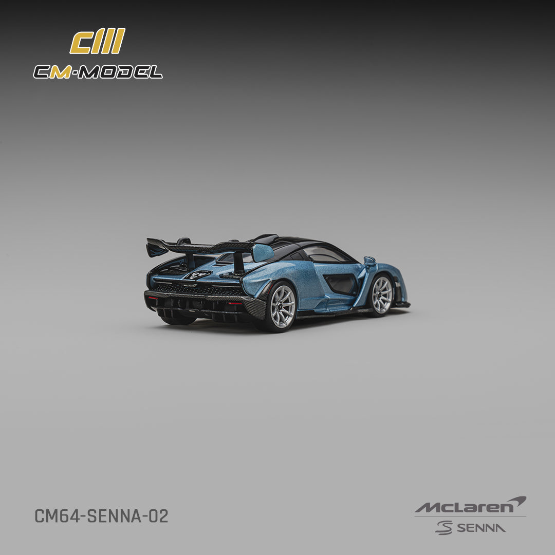 CM Model - Pre-Order - Mclaren Senna, Ice Blue - CM64-Senna-02