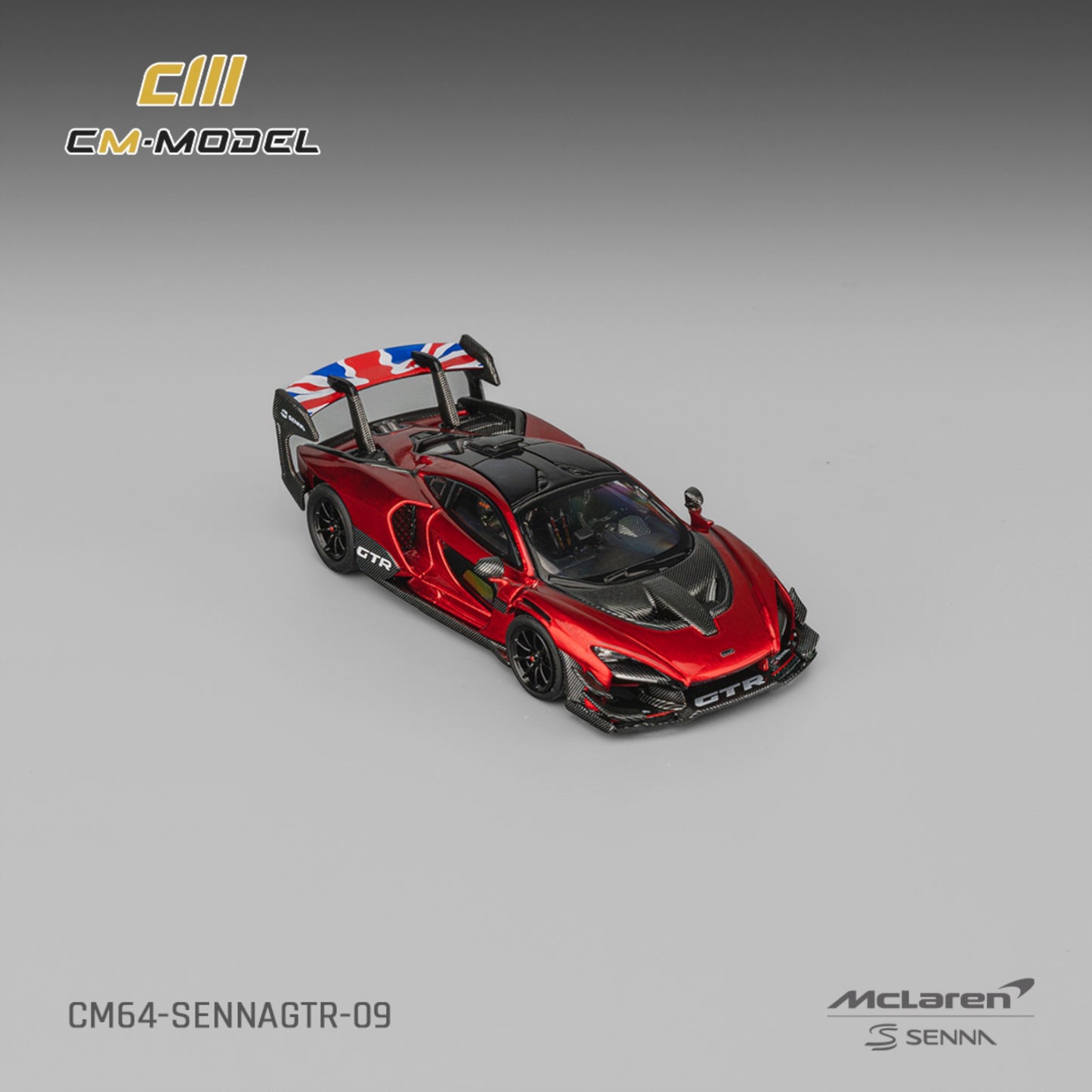 CM Model - Pre-Order - Mclaren Senna GTR Metallic Red - CM64-SennaGTR-09