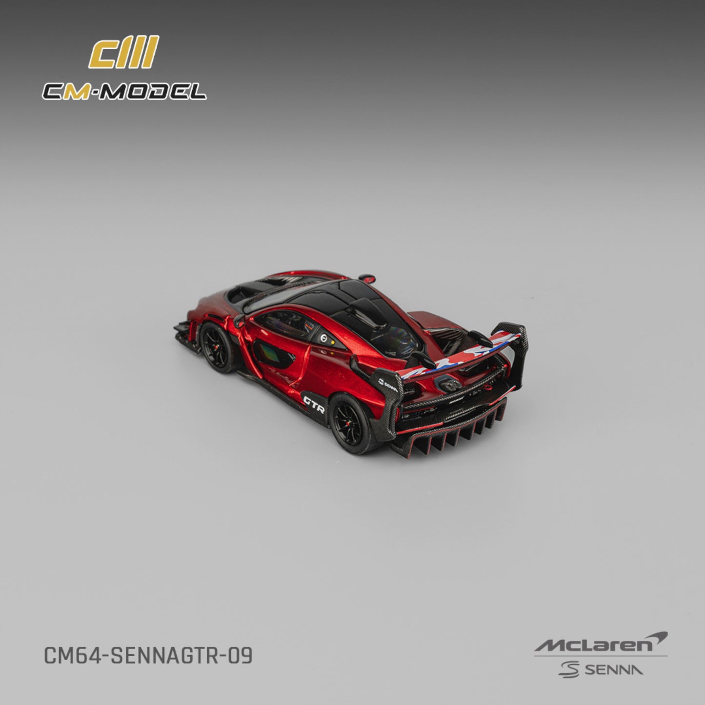 CM Model - Pre-Order - Mclaren Senna GTR Metallic Red - CM64-SennaGTR-09