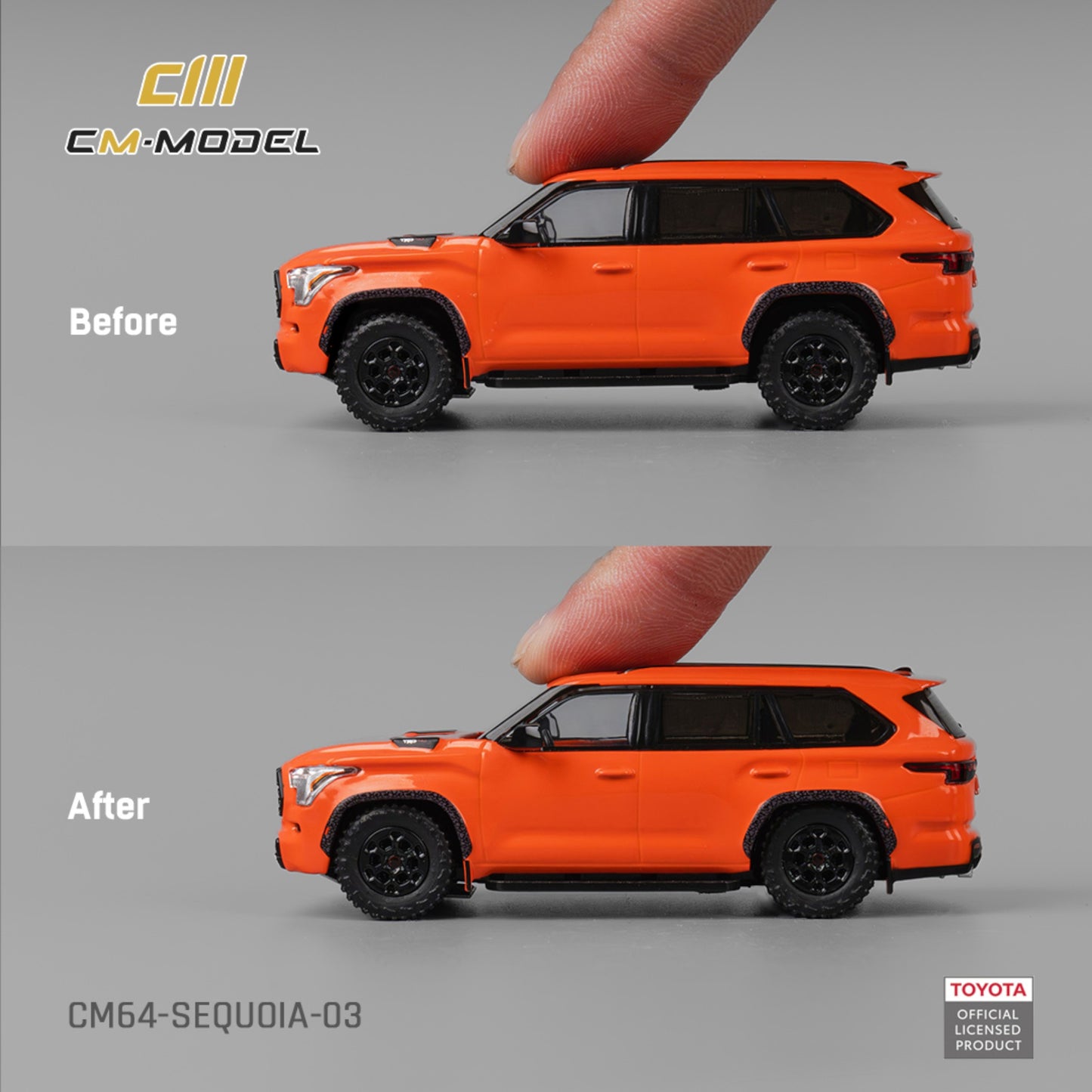 CM Model - Pre-Order - Toyota Sequoia Orange - CM64-SEQUOIA-03