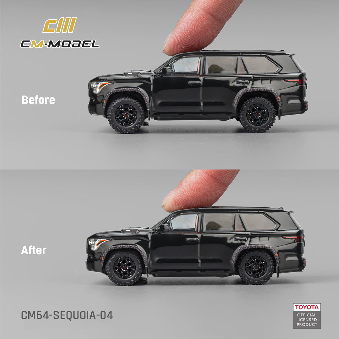 CM Model - Pre-Order - Toyota Sequoia Midnight Black - CM64-SEQUOIA-04