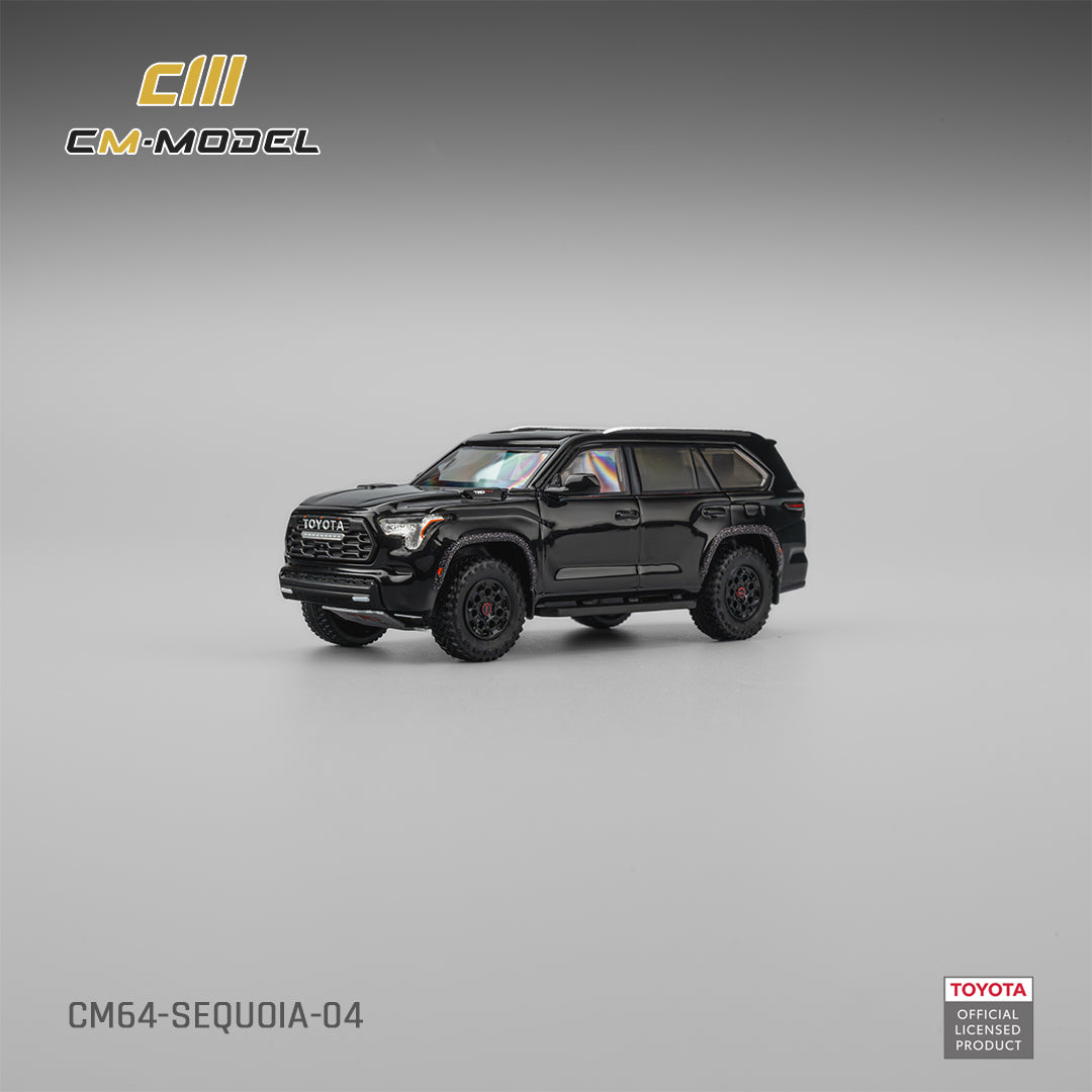 CM Model - Pre-Order - Toyota Sequoia Midnight Black - CM64-SEQUOIA-04