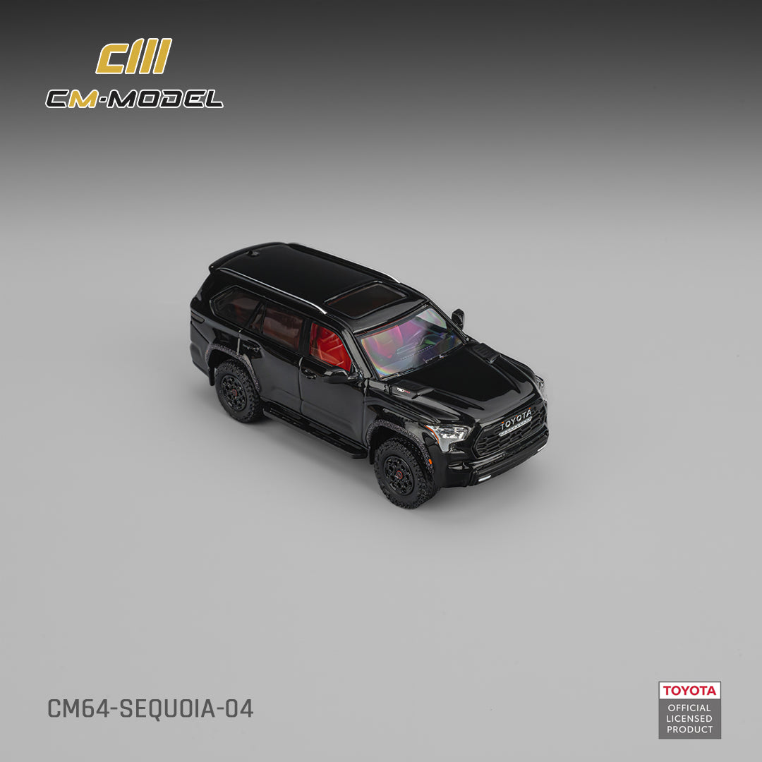 CM Model - Pre-Order - Toyota Sequoia Midnight Black - CM64-SEQUOIA-04