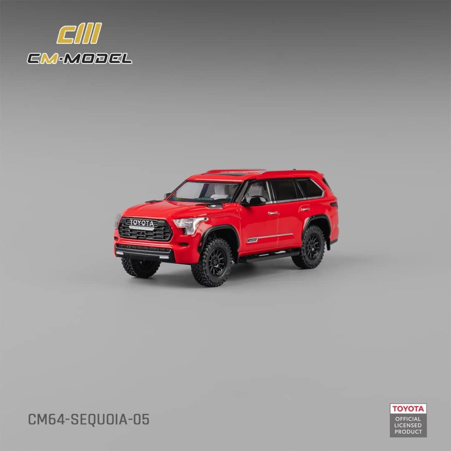 CM Model - Pre-Order - Toyota Sequoia XK80 TRD Pro Red - CM64-SEQUOIA-05