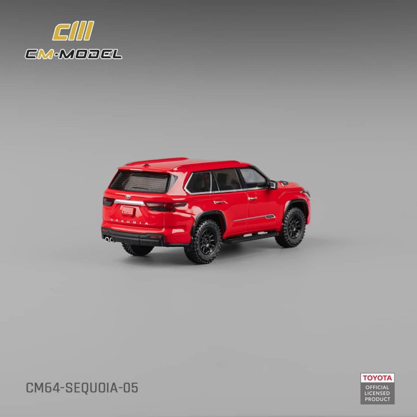 CM Model - Pre-Order - Toyota Sequoia XK80 TRD Pro Red - CM64-SEQUOIA-05