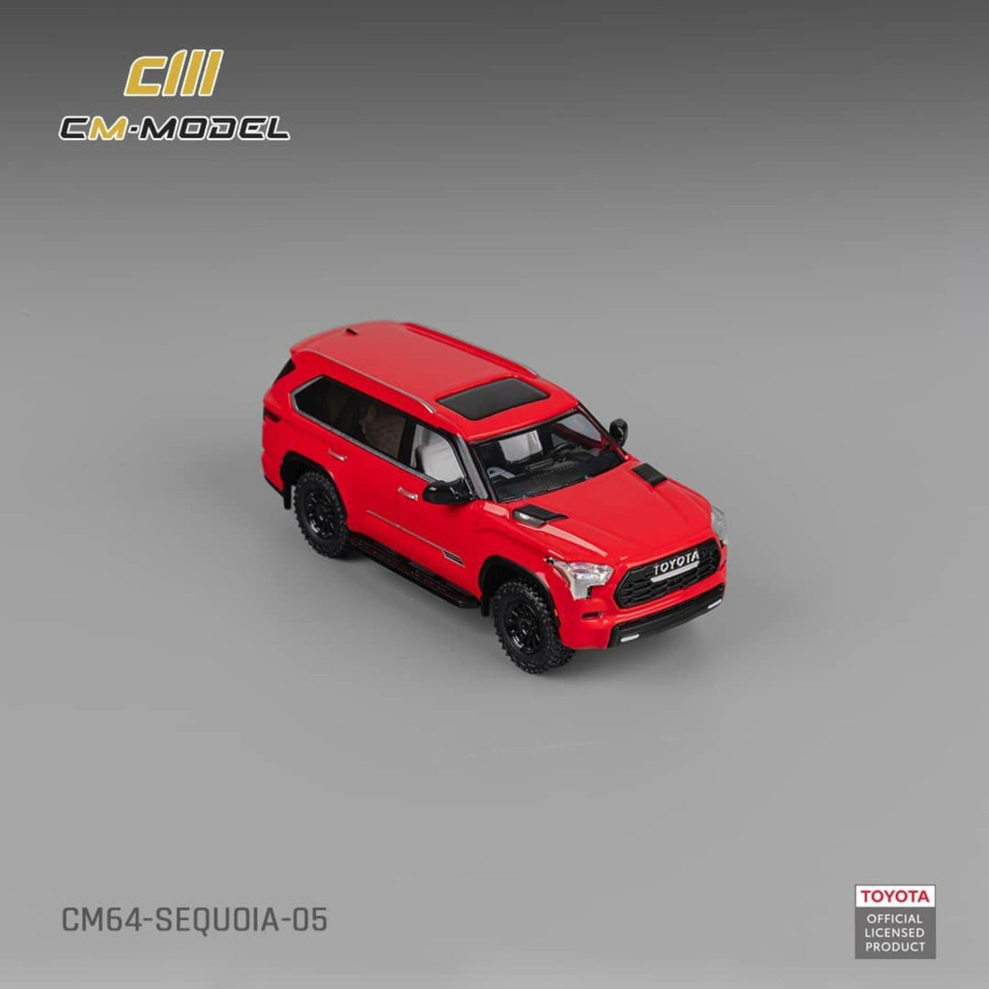 CM Model - Pre-Order - Toyota Sequoia XK80 TRD Pro Red - CM64-SEQUOIA-05