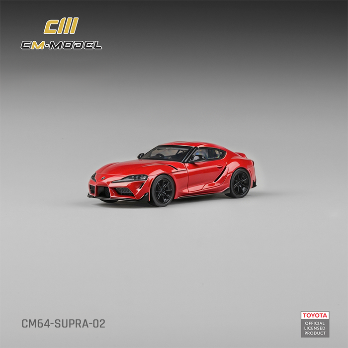 CM Model - Pre-Order - Toyota GR Supra Renaissance Red 2.0 - CM64-Supra-02