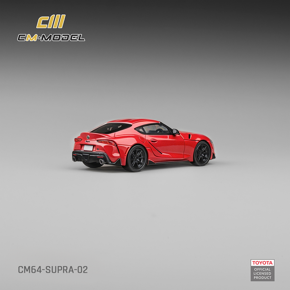 CM Model - Pre-Order - Toyota GR Supra Renaissance Red 2.0 - CM64-Supra-02