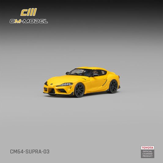 CM Model - Pre-Order - Toyota GR Supra Nitro Yellow - CM64-Supra-03