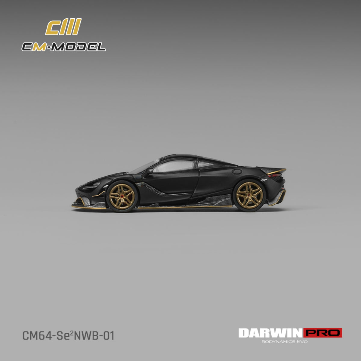 CM Model - Pre-Order - DarwinPRO 720SE²NWB MattBlack - CM64-Se²NWB-01