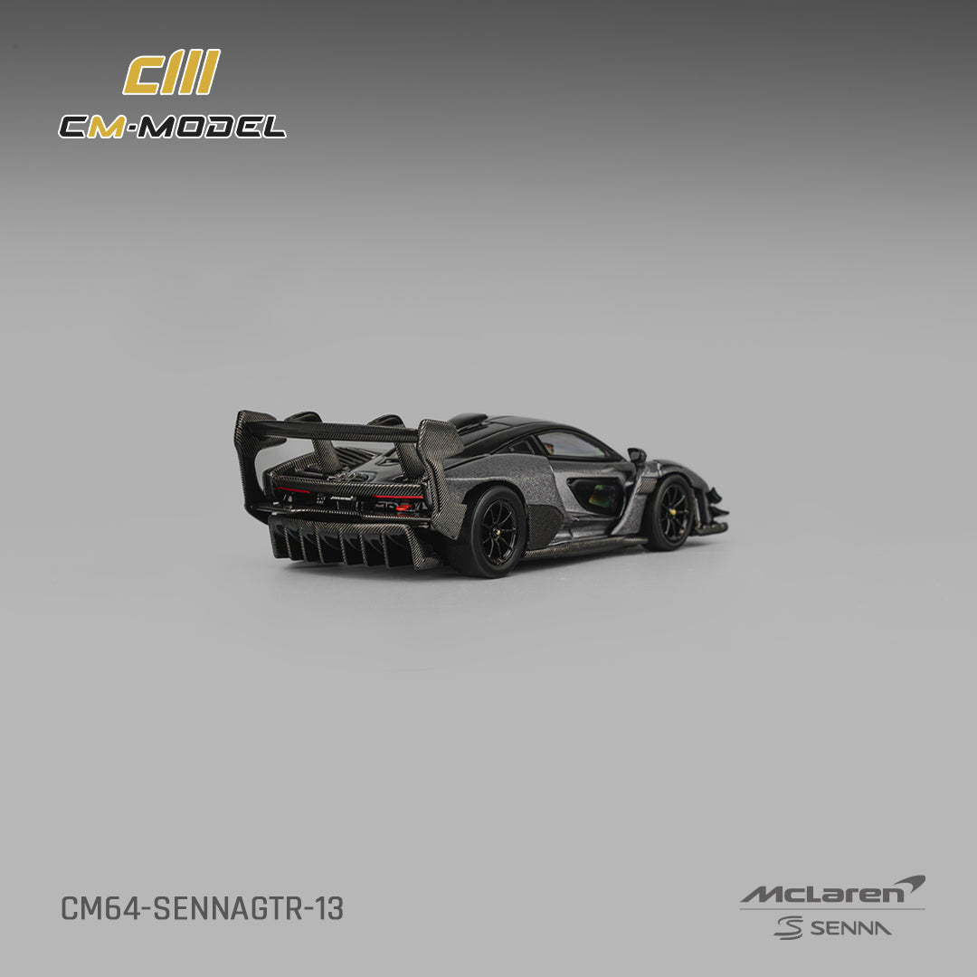 CM Model - Pre-Order - McLaren Senna GTR, Dark Gray - CM64-SennaGTR-13